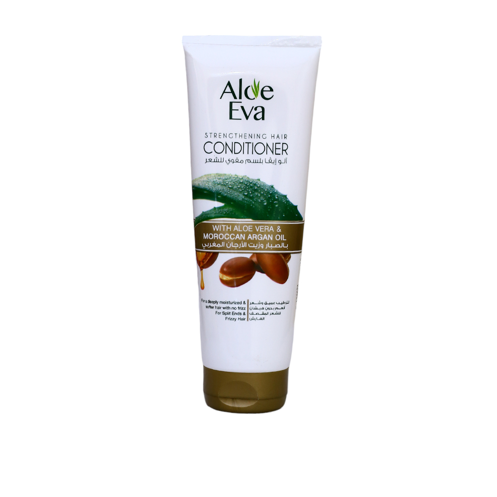 Aloe Eva Strengthening Hair Conditioner with Aloe Vera and Moroccan Argan Oil