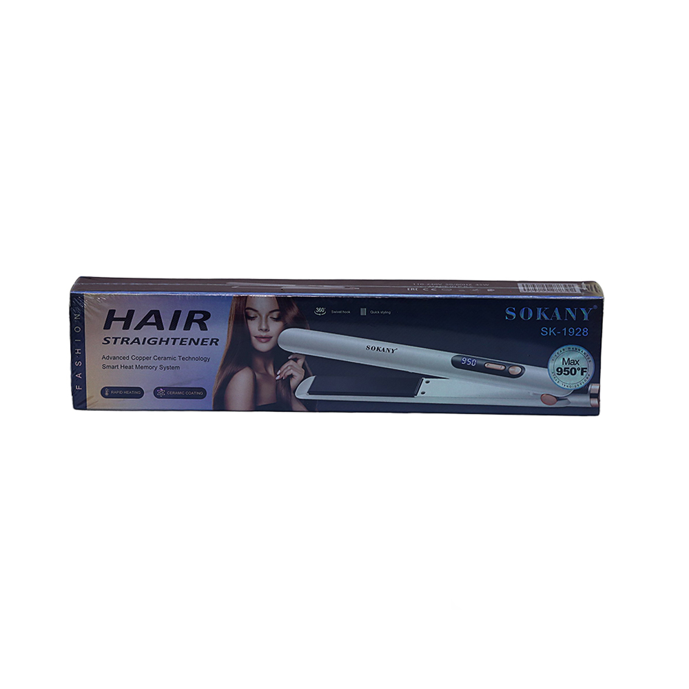 Sokany Hair Straightener with Advanced Copper Ceramic Technology