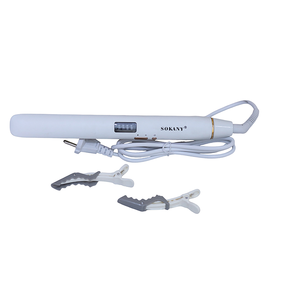 Sokany hair straightener Ceramic Coating, PTC Heating Technology