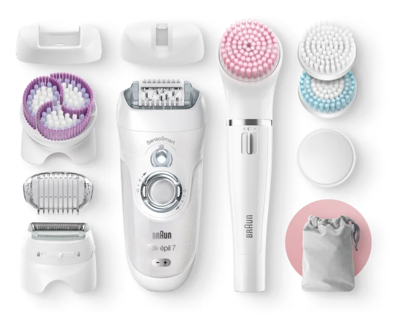 Braun Silk-epil Beauty Set 7 Wet & Dry Epilator With extras including Braun FaceSpa