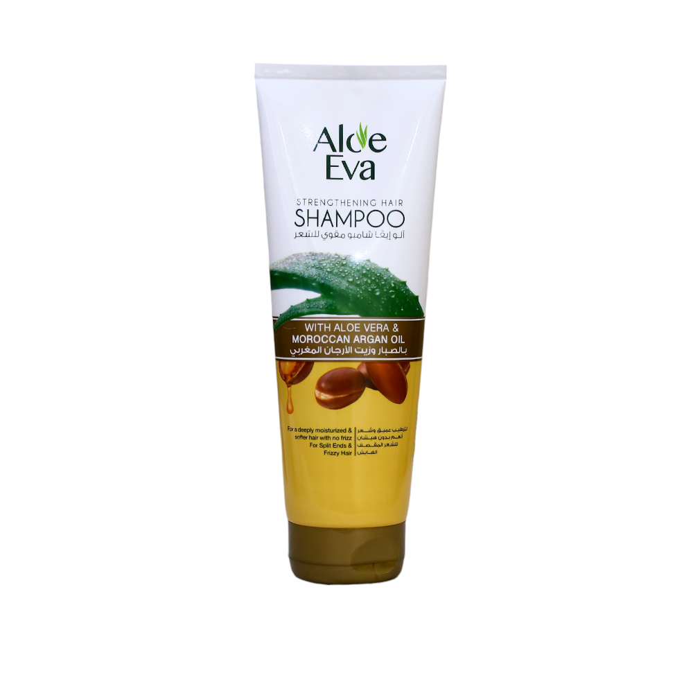 Aloe Eva strengthening hair shampoo with aloe vera and moroccan argan oil