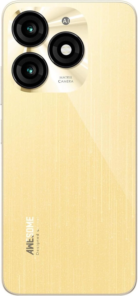 Itel A70 mobile phone, 4 GB RAM with 256 GB ROM Gold