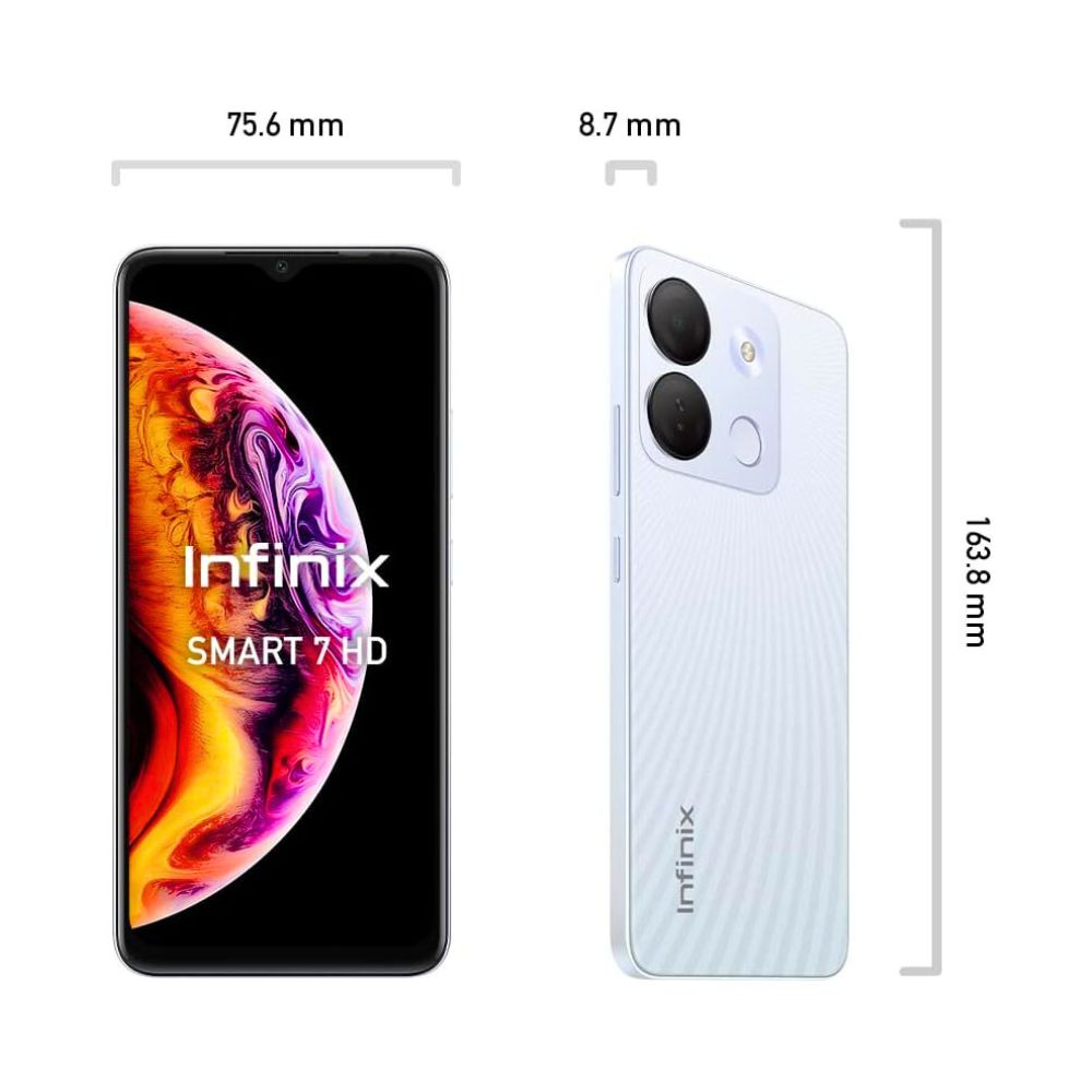 Infinix smart 7 HD 64G,2GRam Jade White