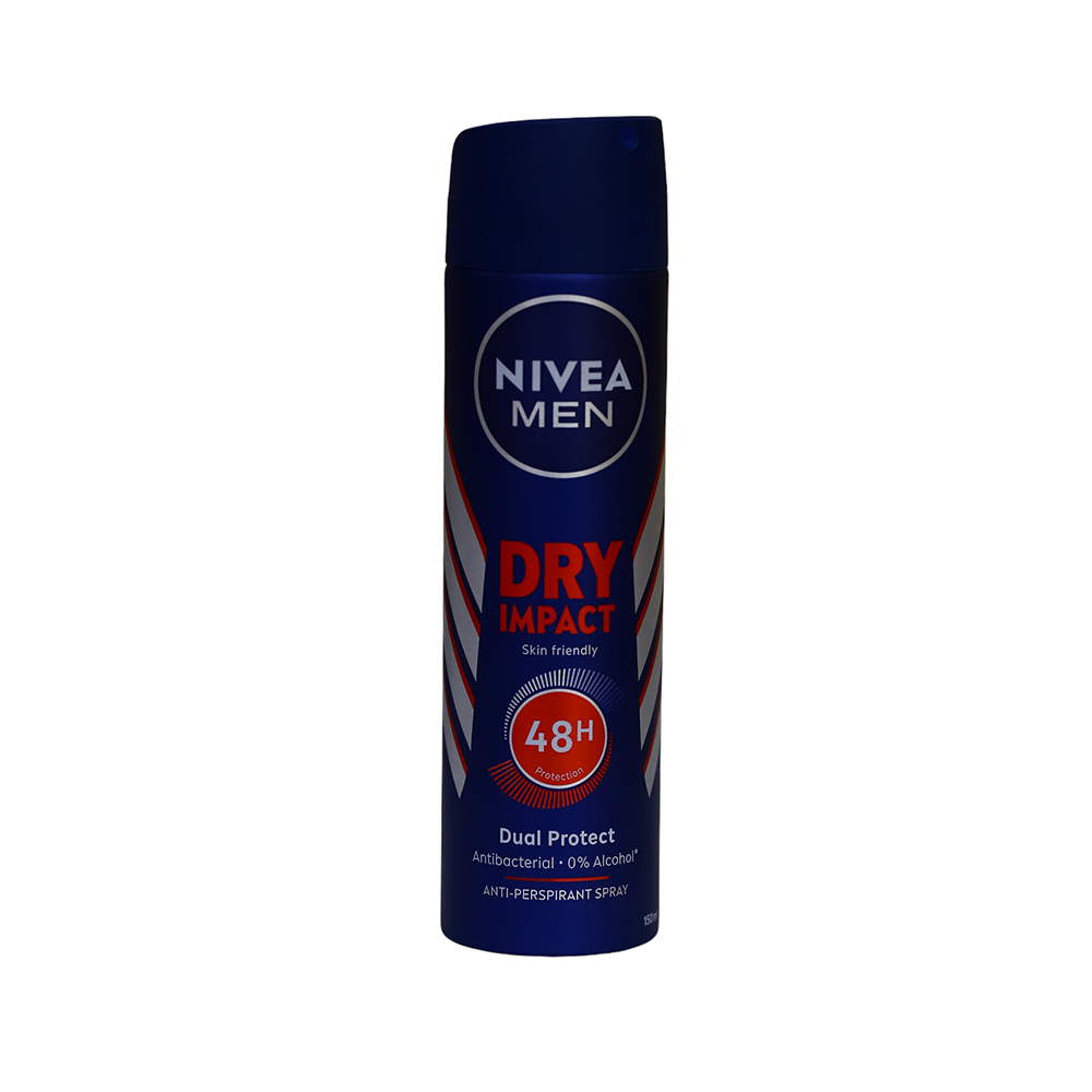 Nivea Men Antiperspirant Spray,Dry Impact150ml