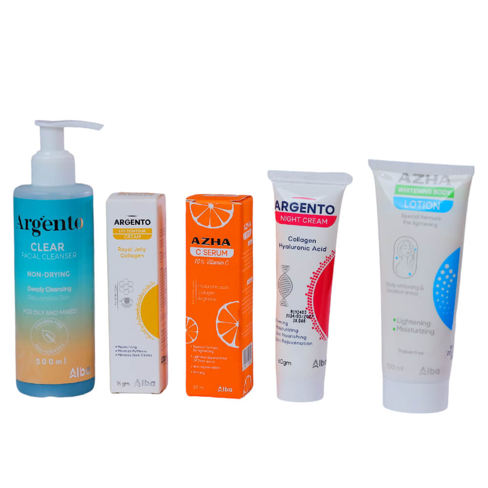 Argento & Azha Skin Care offer 5 pieces