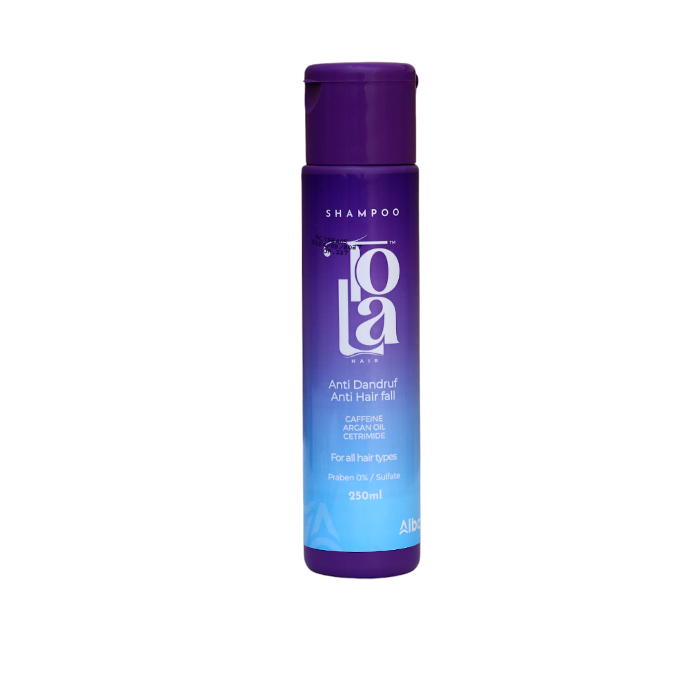 Tola Shampoo for Anti Dandruff and Hair Fall 250ml