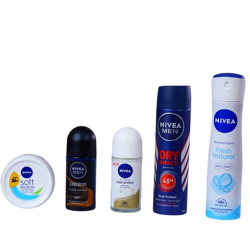 Nivea Personal Care offer 5 pieces